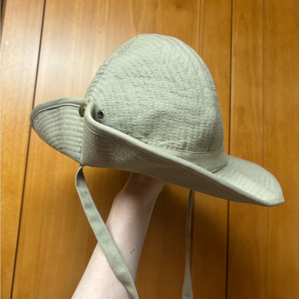 Banana Republic Khaki Wide-Brim Sun Hat